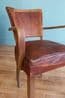 French leather bridge chair - SOLD